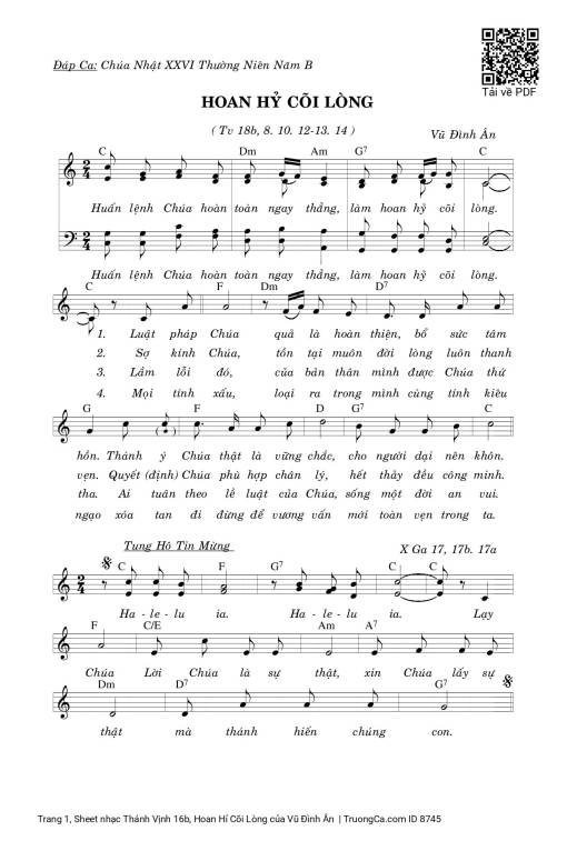 Thánh Vịnh 16b, Hoan Hỉ Cõi Lòng