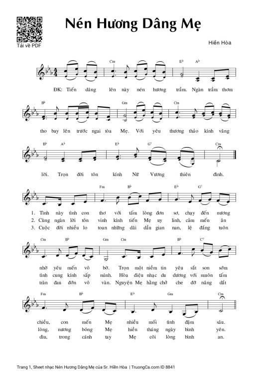 Nén Hương Dâng Mẹ