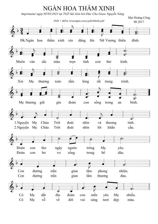 Ngàn Hoa Thắm Xinh