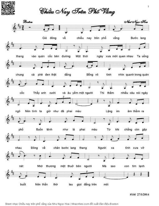 Chiều nay trên phố vắng