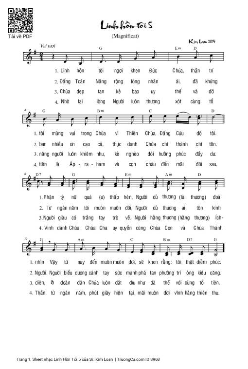 Linh Hồn Tôi 5 - Sr. Kim Loan