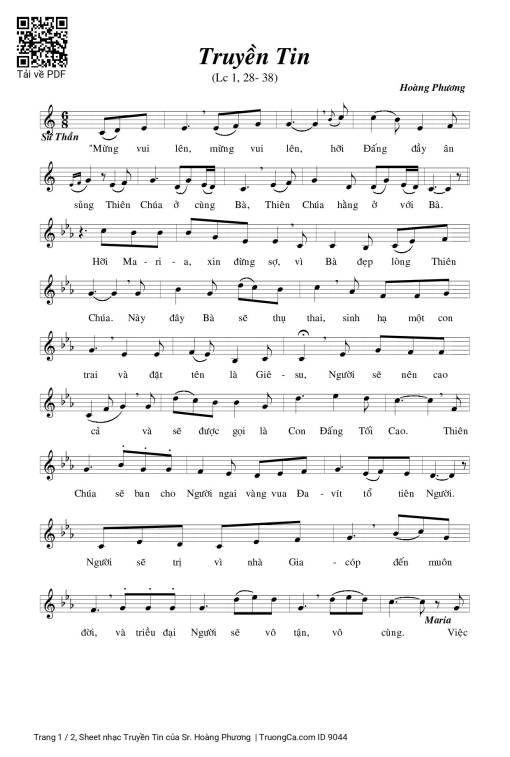 Truyền Tin - Sr. Hoàng Phương