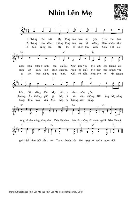 Nhìn Lên Mẹ - Nhìn Lên Mẹ