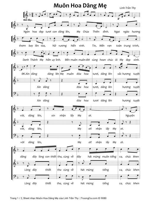 Muôn Hoa Dâng Mẹ