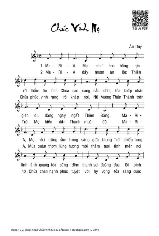 Chúc Vinh Mẹ - Ân Duy