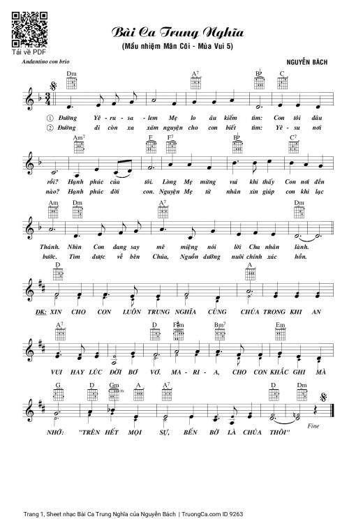 Bài Ca Trung Nghĩa