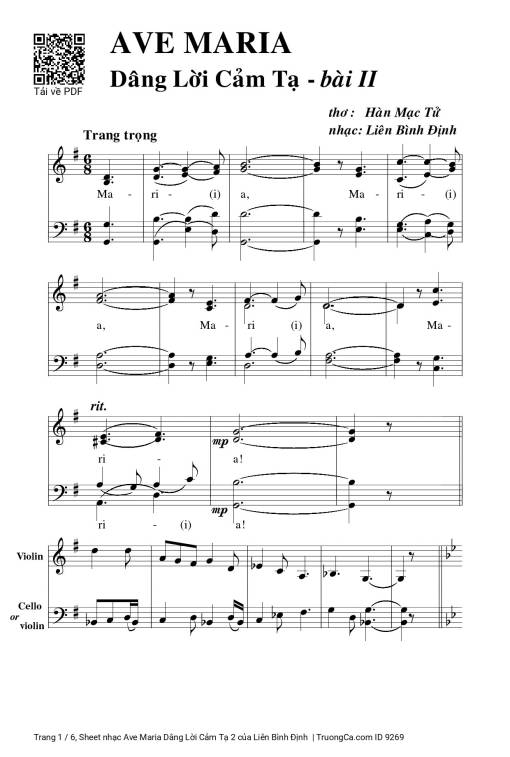 Ave Maria Dâng Lời Cảm Tạ 2