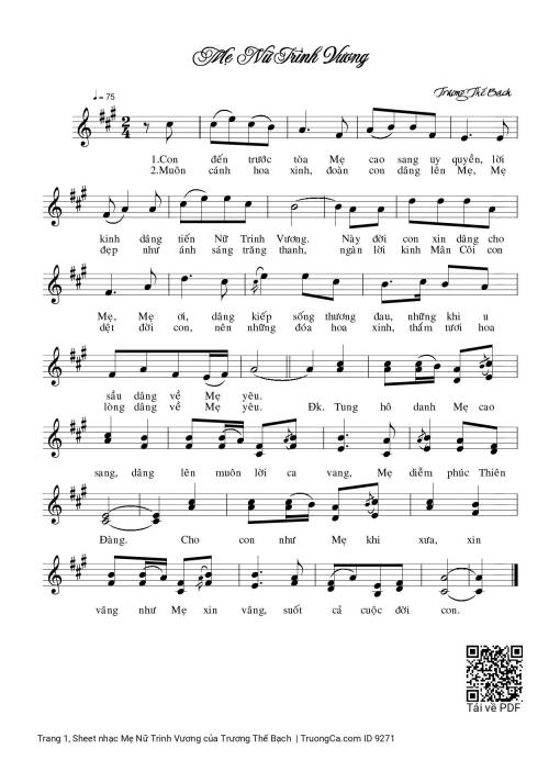 Mẹ Nữ Trinh Vương