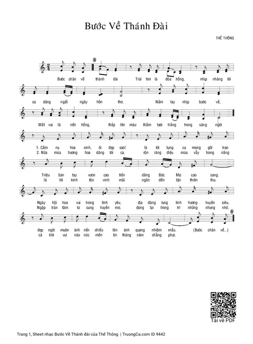 Bước Về Thánh đài