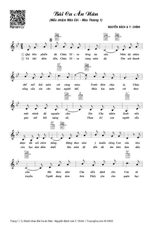 Bài Ca ăn Năn - Nguyễn Bách