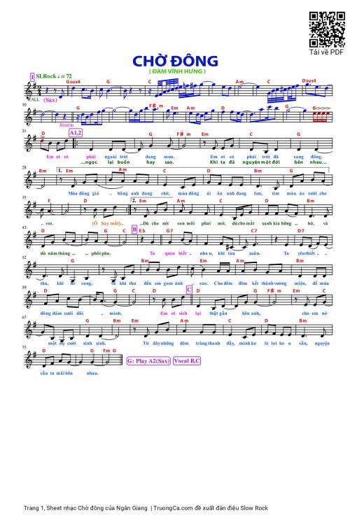 Chờ đông - Ngân Giang