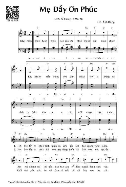 Mẹ đầy ơn Phúc