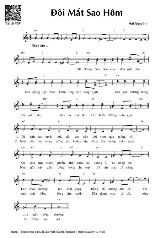 đôi Mắt Sao Hôm