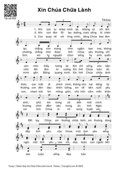 Xin Chúa Chữa Lành