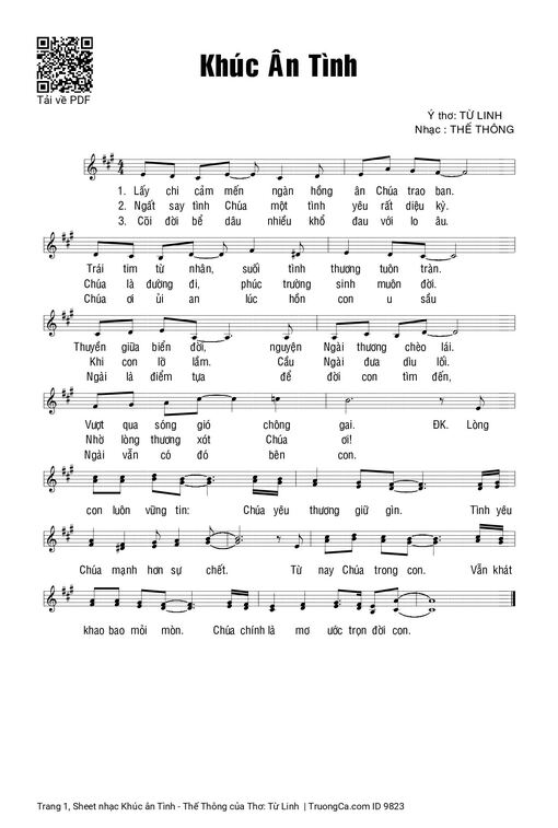 Khúc ân Tình - Thế Thông