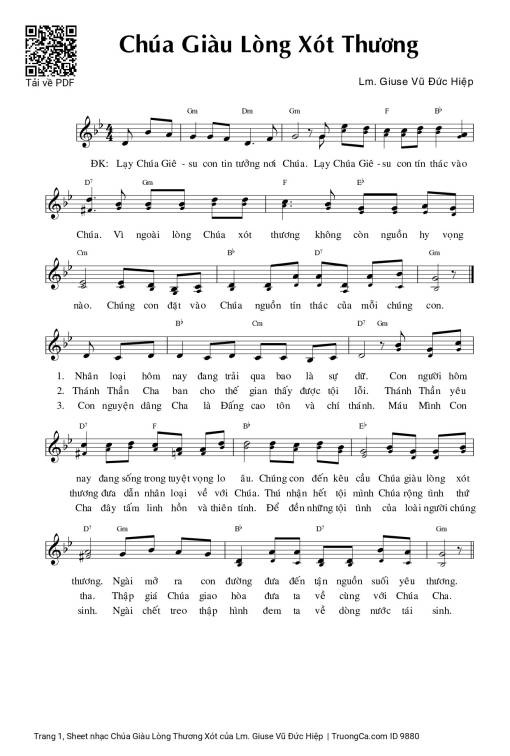 Chúa Giàu Lòng Thương Xót