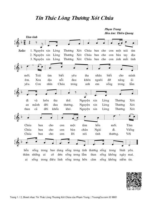 Tín Thác Lòng Thương Xót Chúa