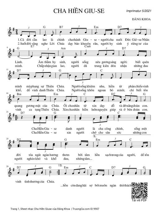 Cha Hiền Giuse - Đăng Khoa