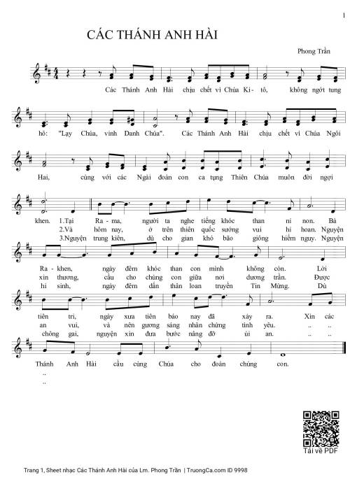 Các Thánh Anh Hài